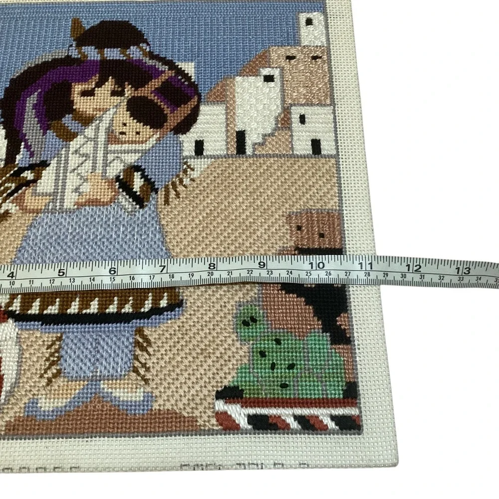 Unbranded handcrafted needlepoint